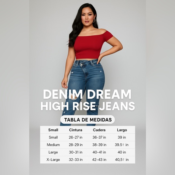 Denim Dream High Rise Jeans - Picture 5 of 5